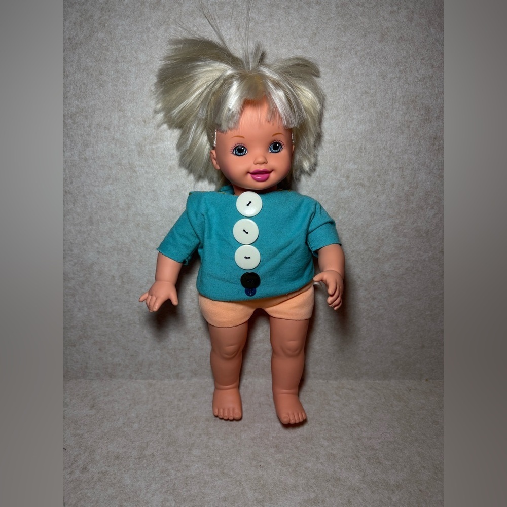 Vintage 2000's Barbie Mattel Soft Kelly Doll Approx 16" Barbie's Sister